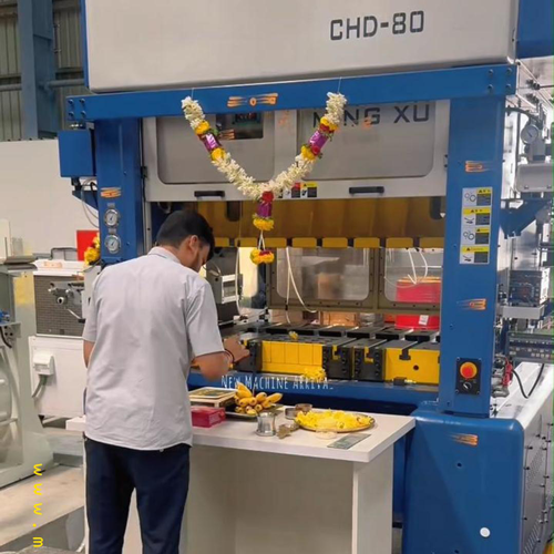 MINGXU High-Speed Press Delivered to India | Machine Puja Ceremony